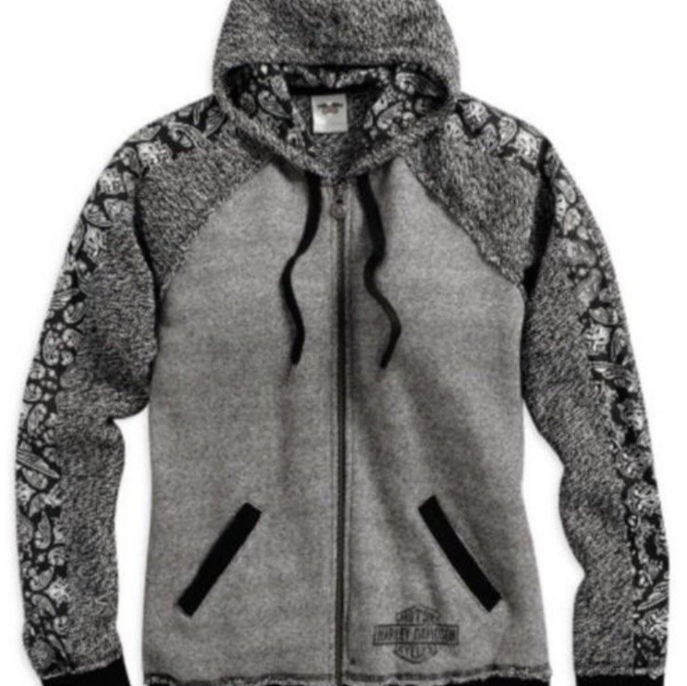 Harley-Davidson full zip hoodie (L)